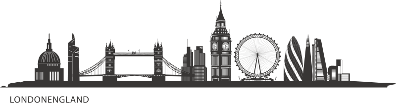 Силуэт города Лондон