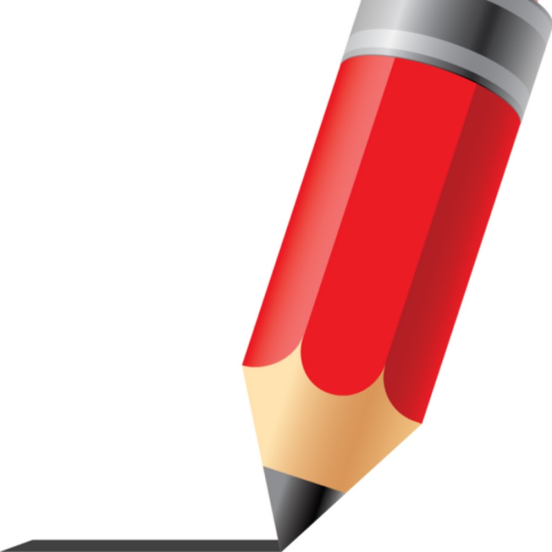 Карандаш на прозрачном фоне