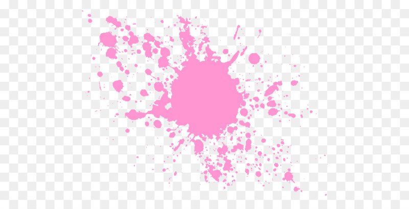 Розовые пятна краски