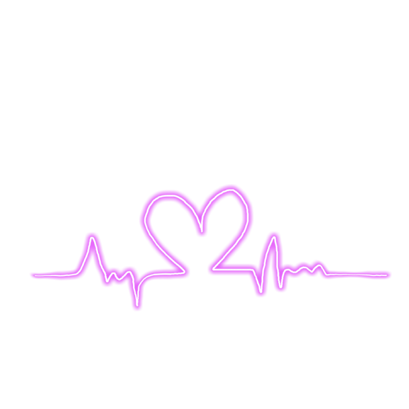 Неоновая надпись без фона