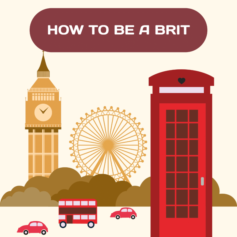 Биг Бен в Лондоне мультяшный