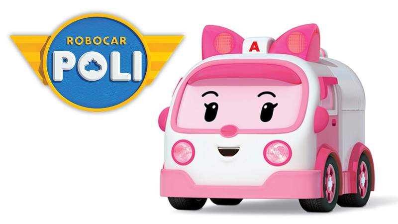 Машинка Эмбер из Поли Робокар