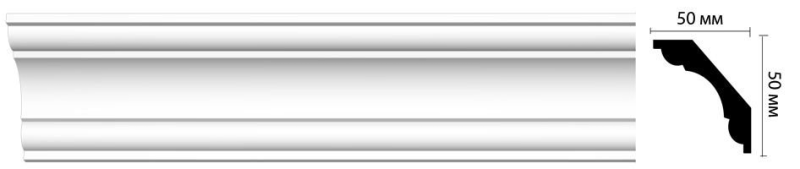 Декомастер плинтус потолочный