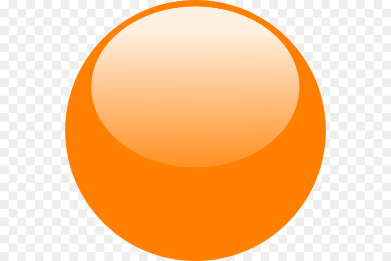 Оранжевый кружок