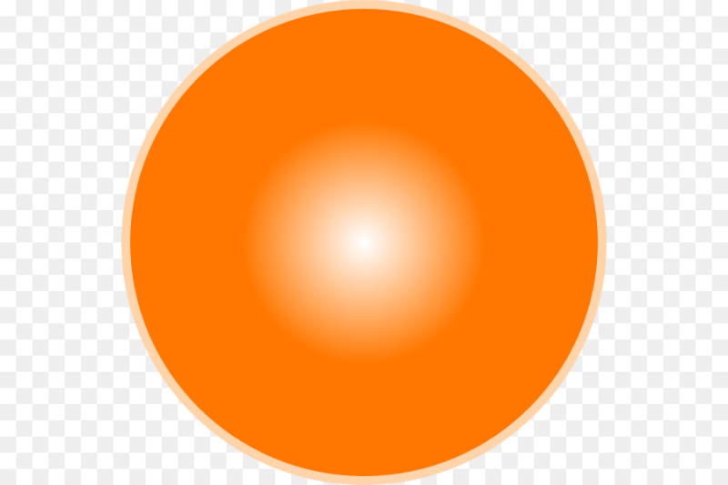 Оранжевый кружок