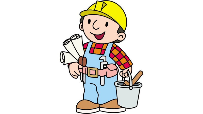 Строитель мультяшный