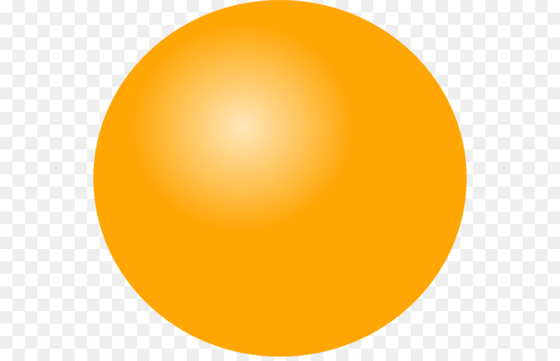 Желтое круглое