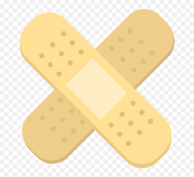 Пластырь на прозрачном фоне