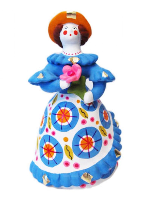 Дымковская игрушка "Барыня"