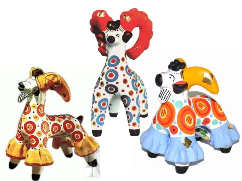 Дымковская игрушка Слобода Дымково