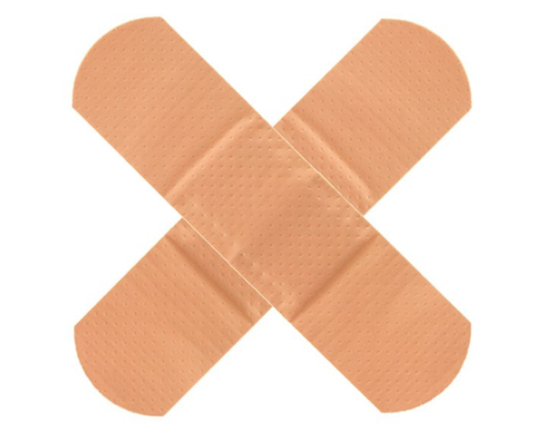 Пластырь крестиком