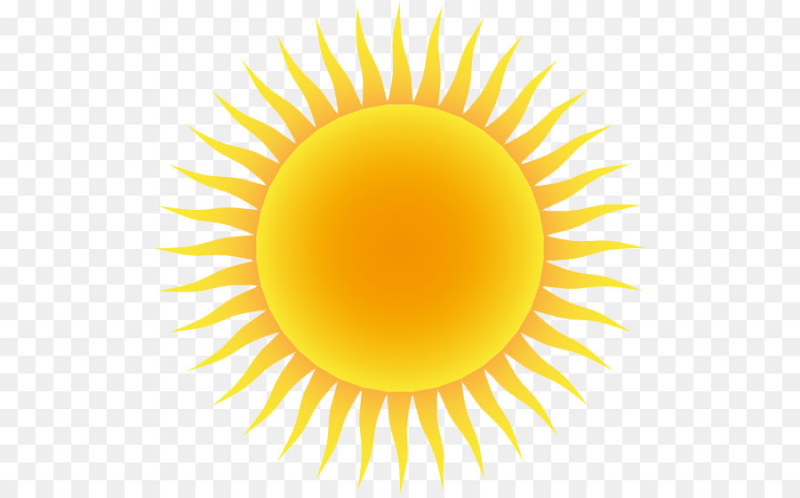 Солнышко на прозрачном фоне