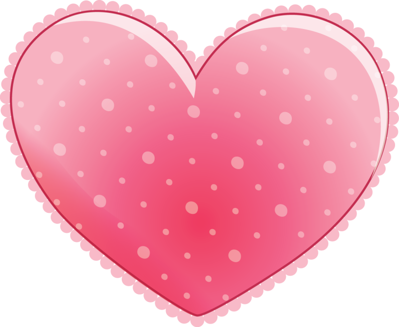 Сердечки на белом фоне