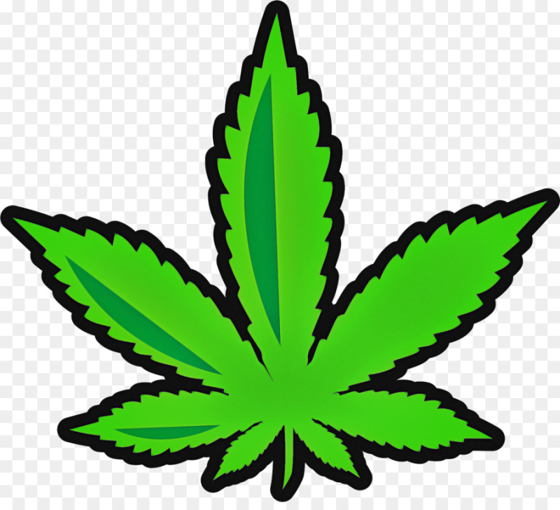 Эмодзи конопляный лист