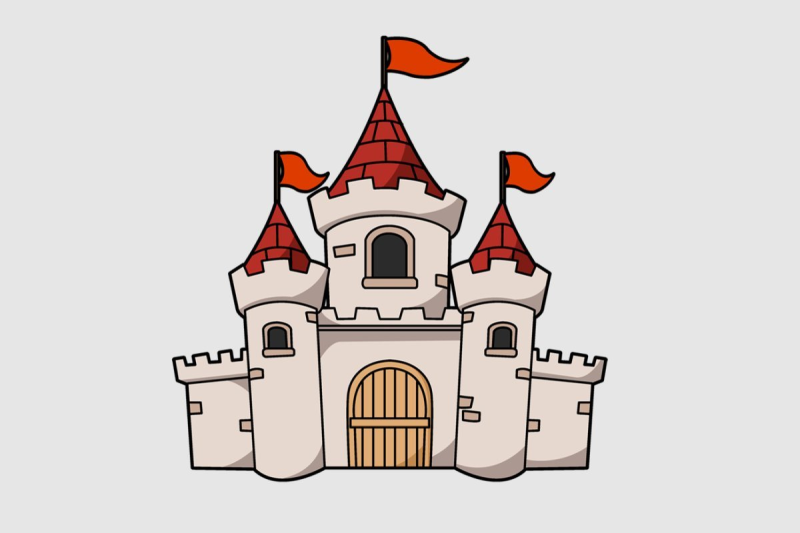 Иллюстрации сказочных дворцов