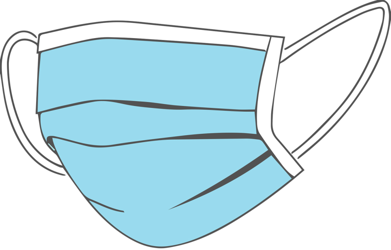 Маска медицинская иллюстрация