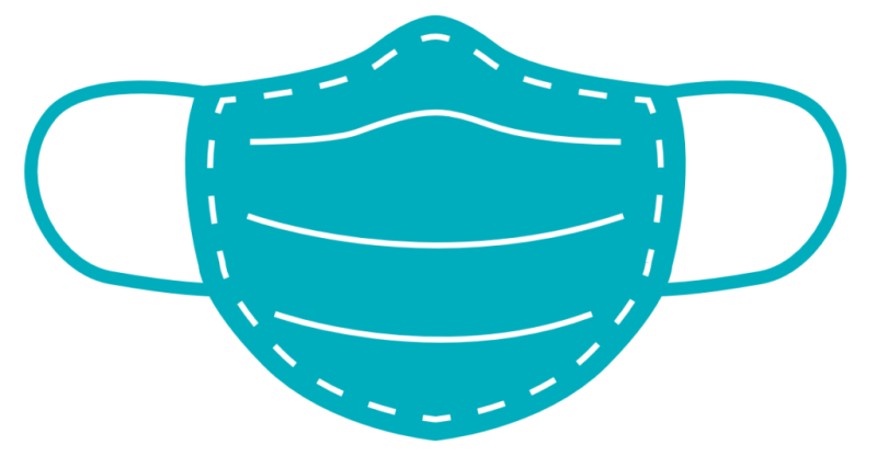 Маска медицинская вектор