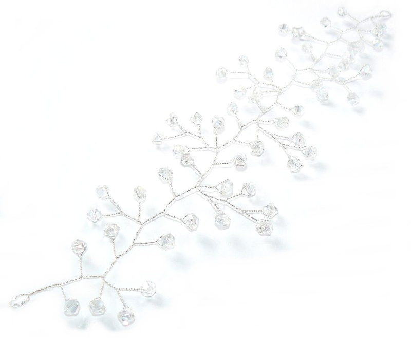 Белые веточки на прозрачном фоне