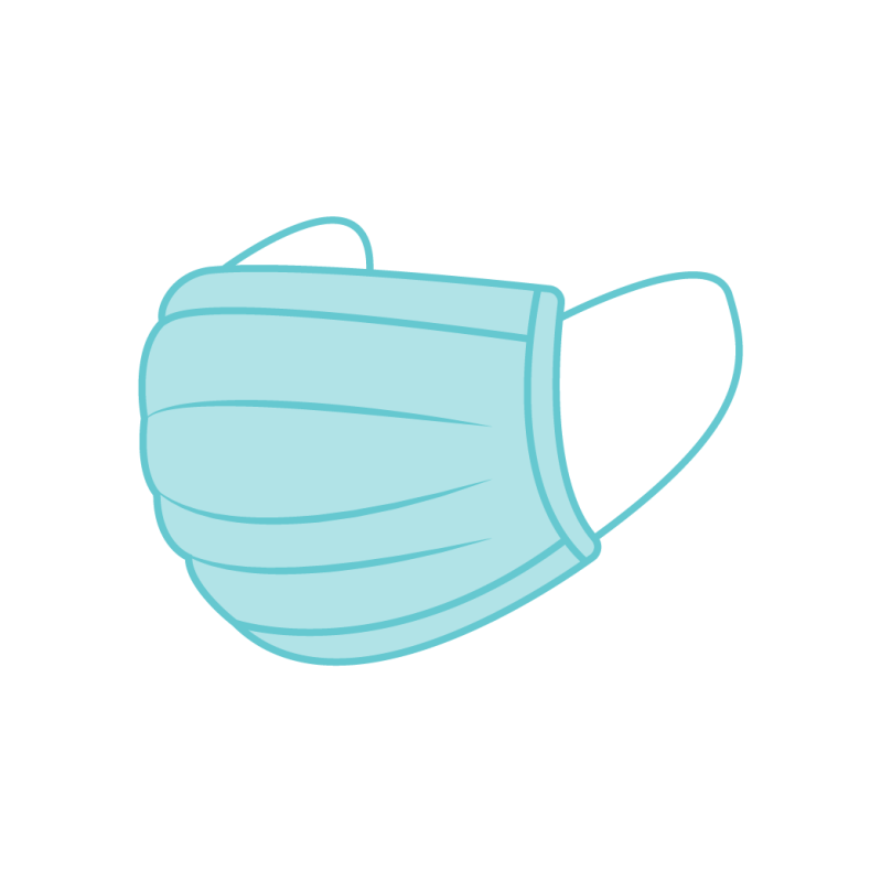 Маска медицинская мультяшная