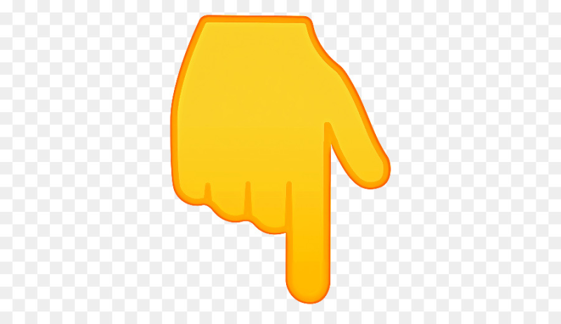 Рука с пальцем вниз