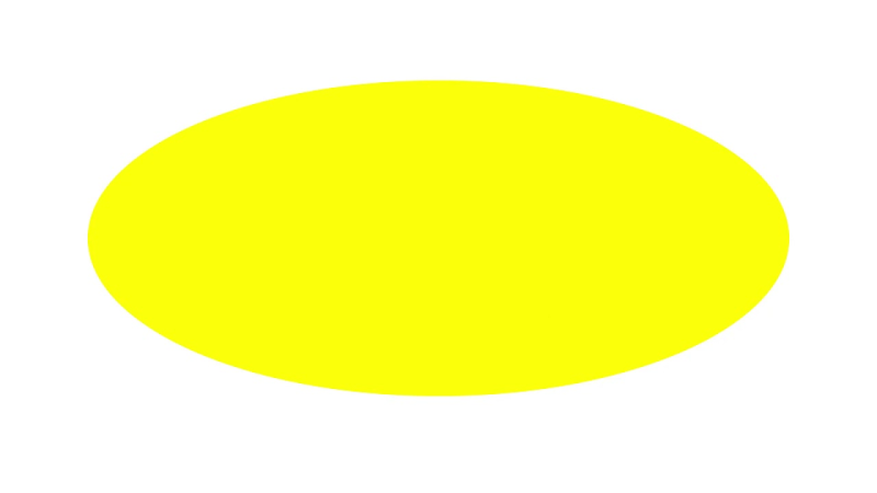 Желтый овал на прозрачном фоне