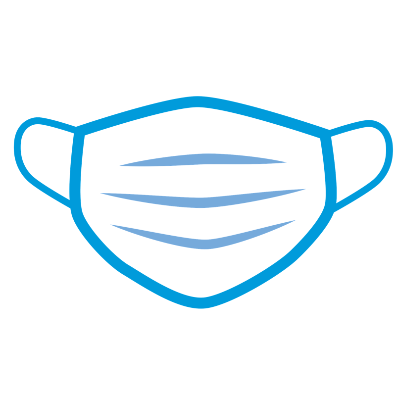 Защитная маска значок