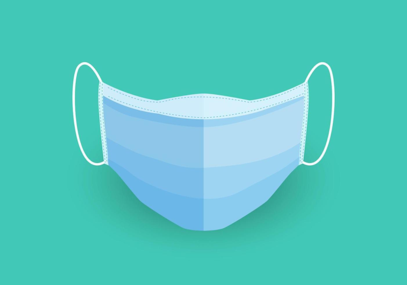 Маска медицинская вектор
