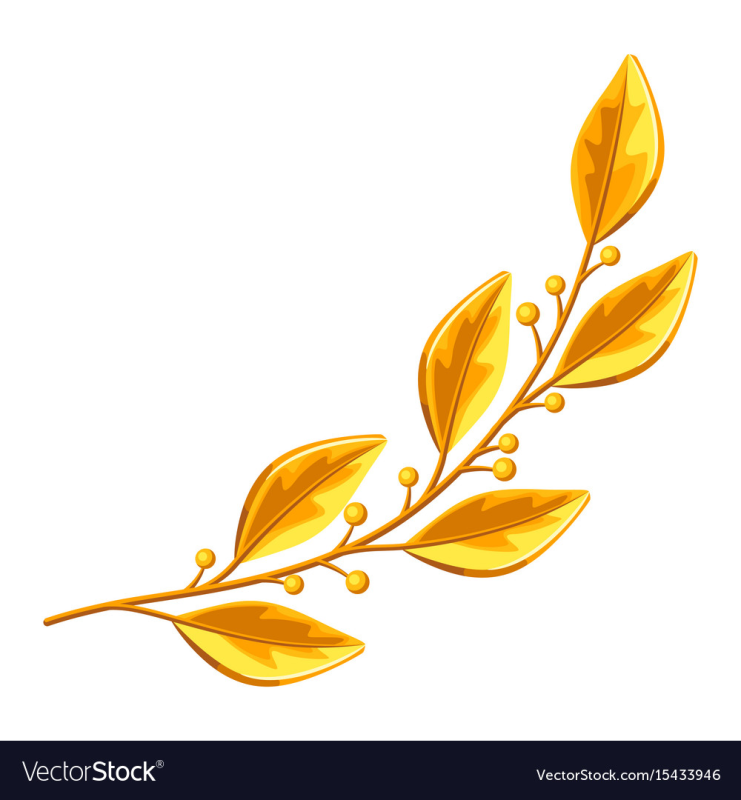 Золотая веточка