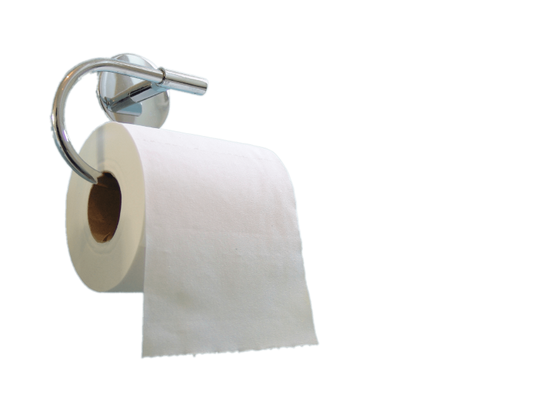 Туалетная бумага рулон белый