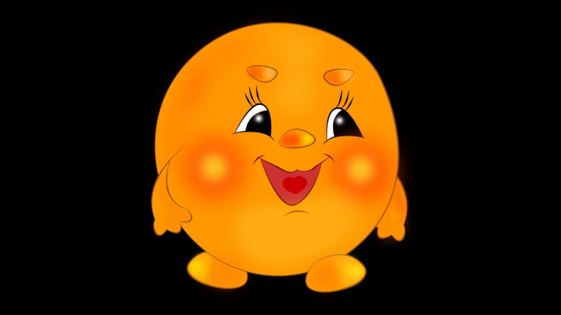 Колобок мультяшный