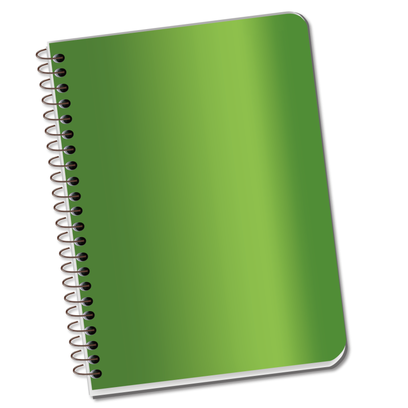 Тетрадь без фона