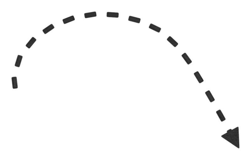 Пунктирная стрелочка