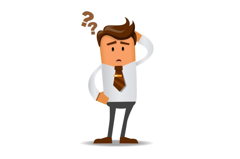 Думающий человек нарисованный