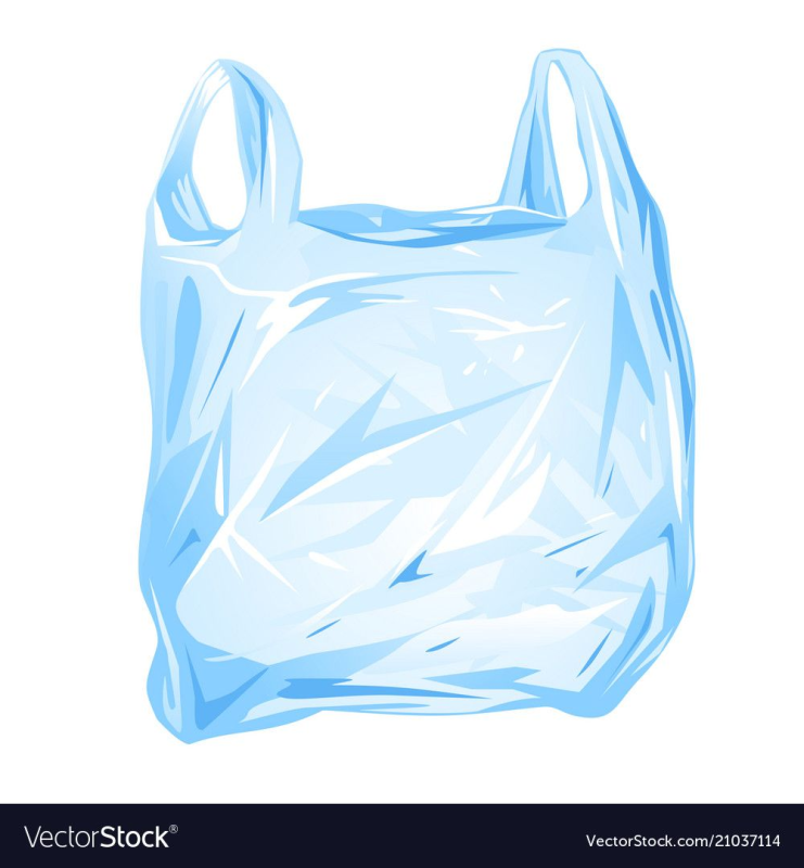 Полиэтиленовый пакет на прозрачном фоне для детей