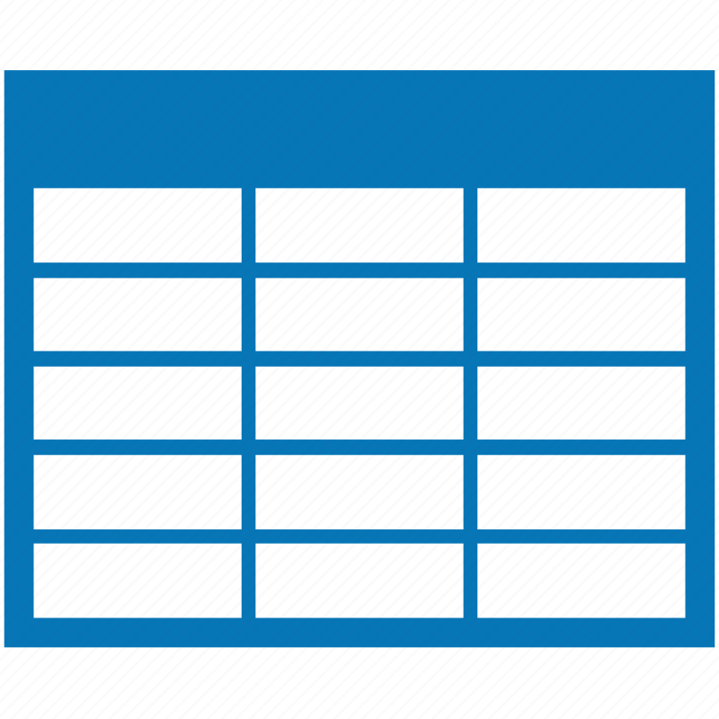 Таблица иконка