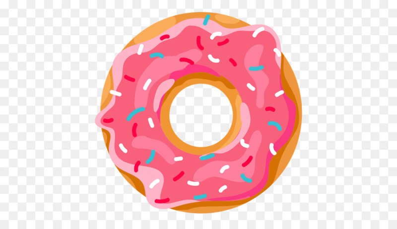 Пончик без фона