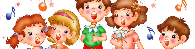 Дети поют для детей на прозрачном фоне