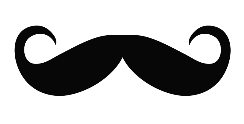 Черные усики