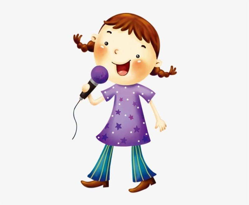 Ребенок с микрофоном