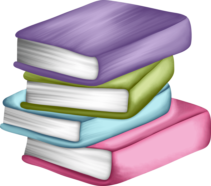 Книжки на прозрачном фоне