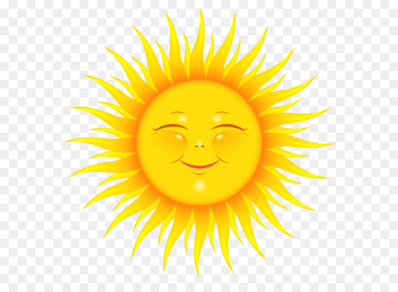 Солнце мультяшное