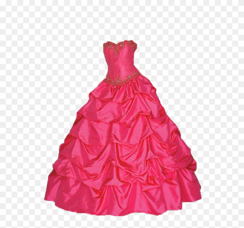 Платье на прозрачном фоне