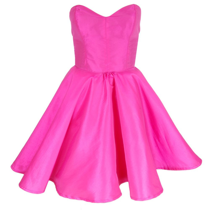 Платье розовое