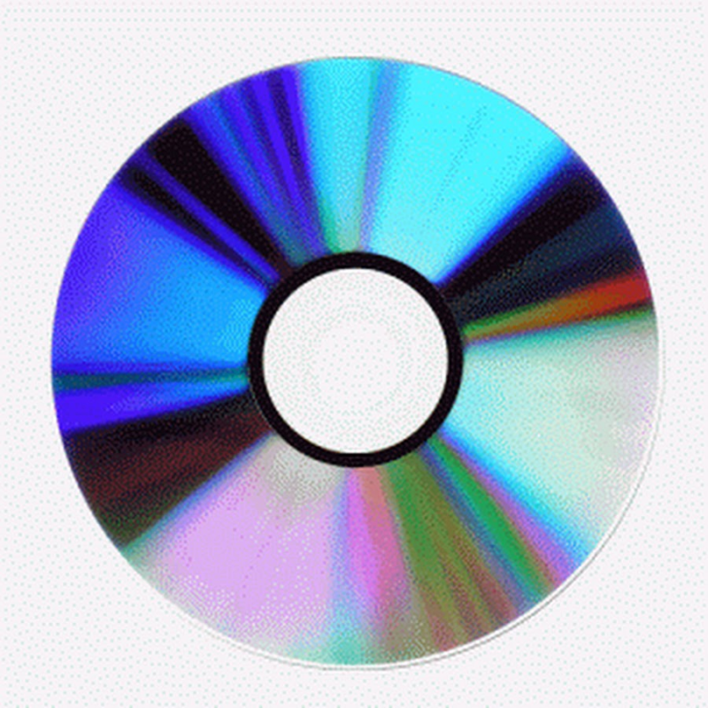 Оптический диск на прозрачном фоне