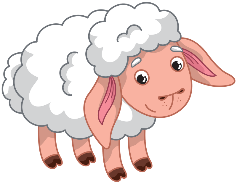Барашек мультяшный