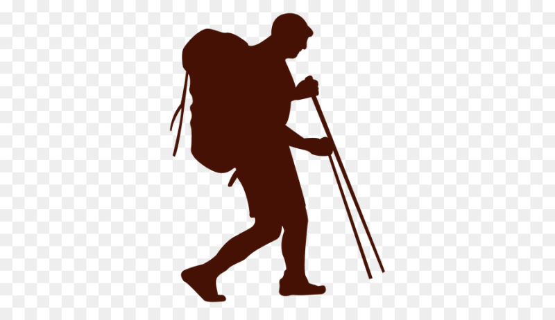 Турист силуэт