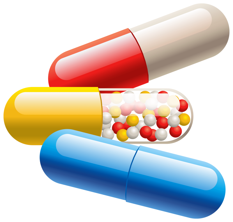 Лекарства на прозрачном фоне