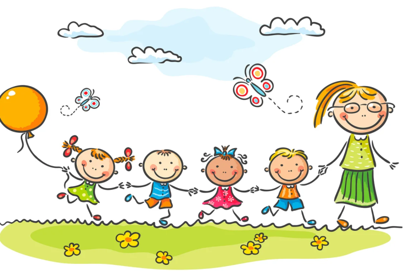 Клипарт дети в детском саду