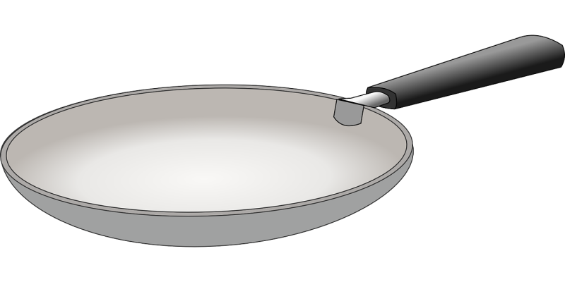 Сковородка на прозрачном фоне