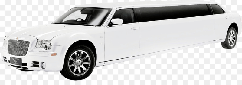 Лимузин на белом фоне